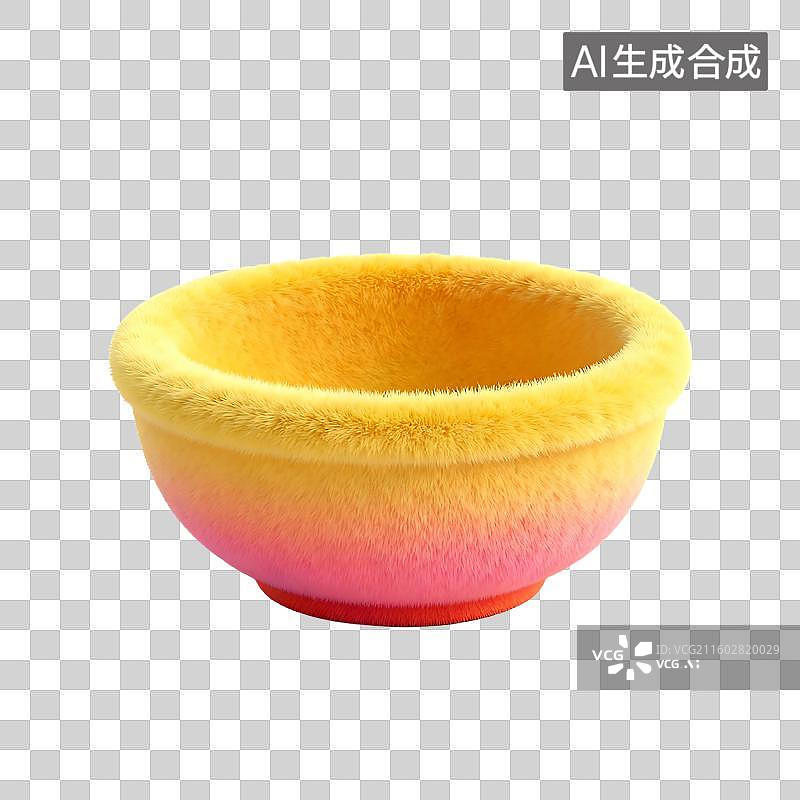 【AI数字艺术】可爱童趣毛绒风商务元素建模图片素材