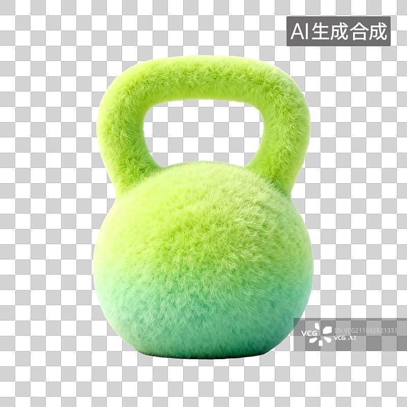 【AI数字艺术】可爱童趣毛绒风商务元素建模图片素材