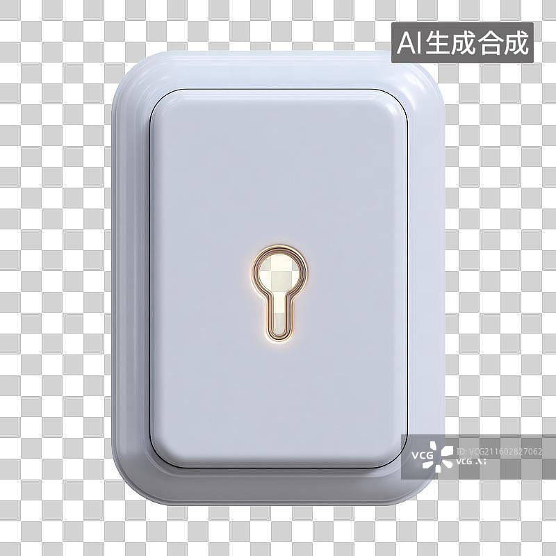 【AI数字艺术】智能家居门锁开关空调调节器控制图片素材