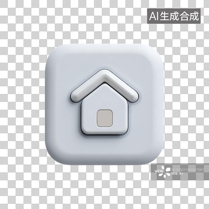 【AI数字艺术】智能家居门锁开关空调调节器控制图片素材