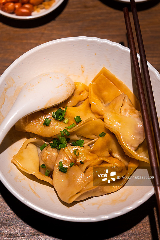 干拌饺子图片素材