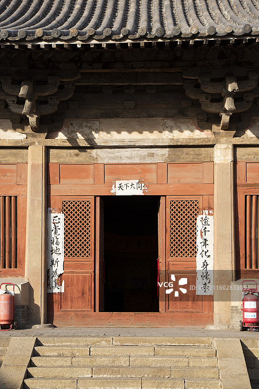 山西省长治市上党区看寺村正觉寺图片素材