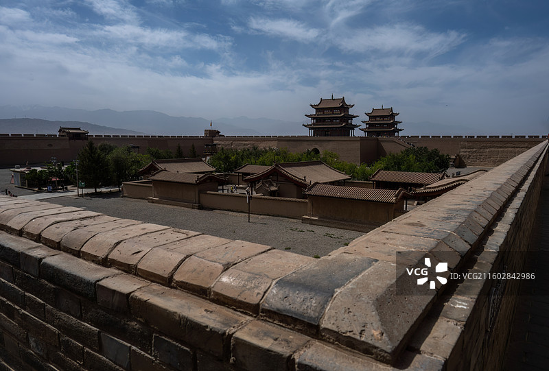 甘肃省嘉峪关市嘉峪关长城游击将军府景观图片素材