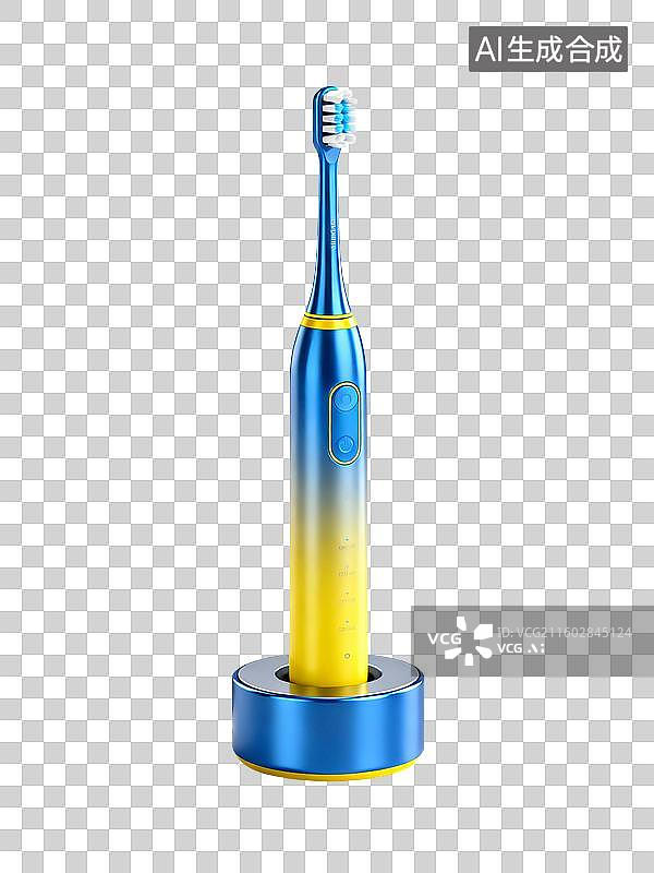 【AI数字艺术】电动牙刷插画图片素材