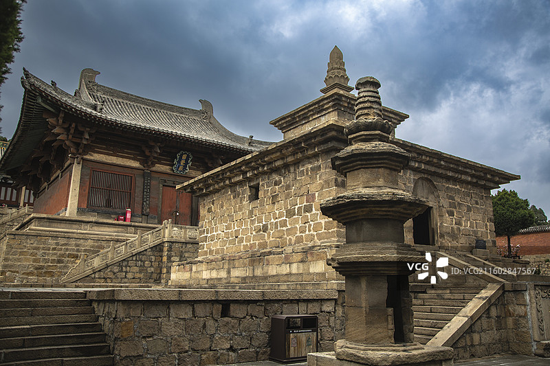 山西生长治市长子县法兴寺图片素材