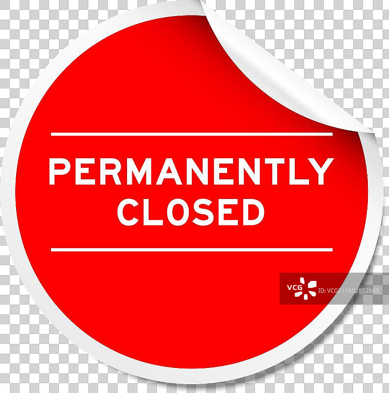 带有文字的红色剥离贴纸标签图片素材