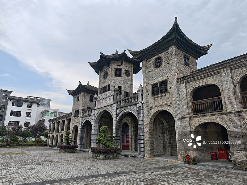 湖南郴州汝城古祠堂朱氏总祠图片素材