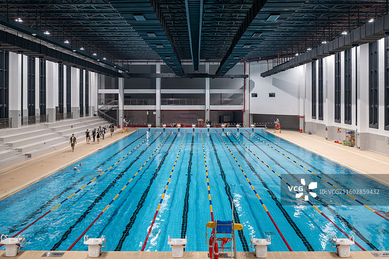 广州应用科技学院游泳馆图片素材