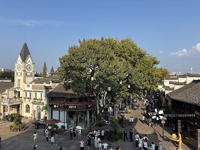 衢州古城文化旅游区水亭门历史文化街区图片素材