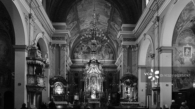 教堂内部-斯洛文尼亚图片素材