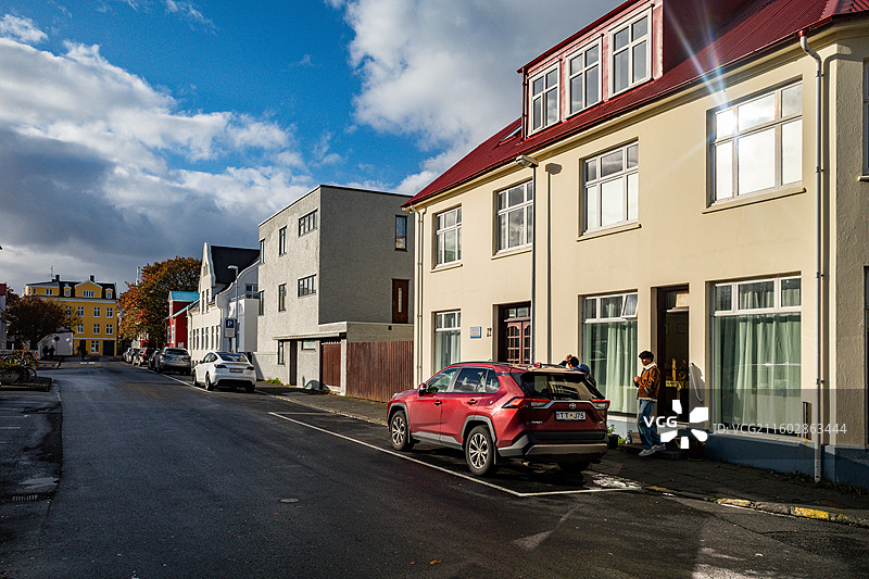 冰岛雷克雅未克街头拍摄图片素材