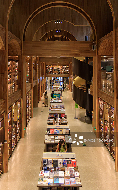 西安老城根儿方所书店图片素材