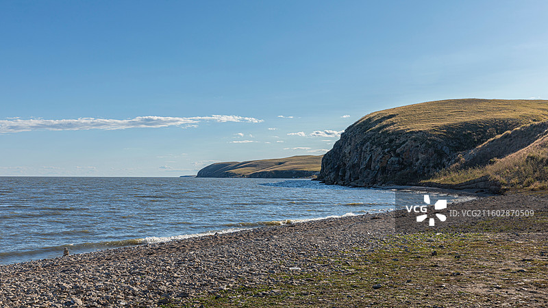 呼伦湖自然风光图片素材
