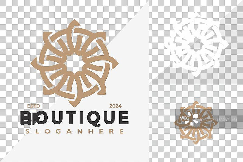 精品花卉装饰标志设计符号图标图片素材