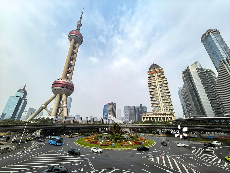 上海浦东陆家嘴城市风光图片素材