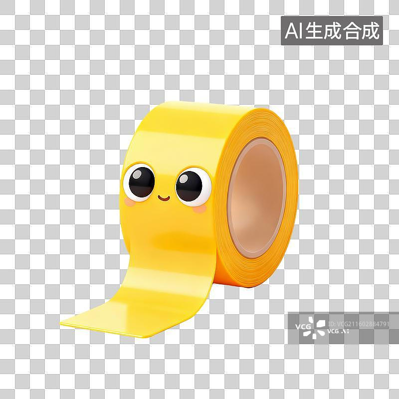 【AI数字艺术】工具用品一卷胶带图片素材