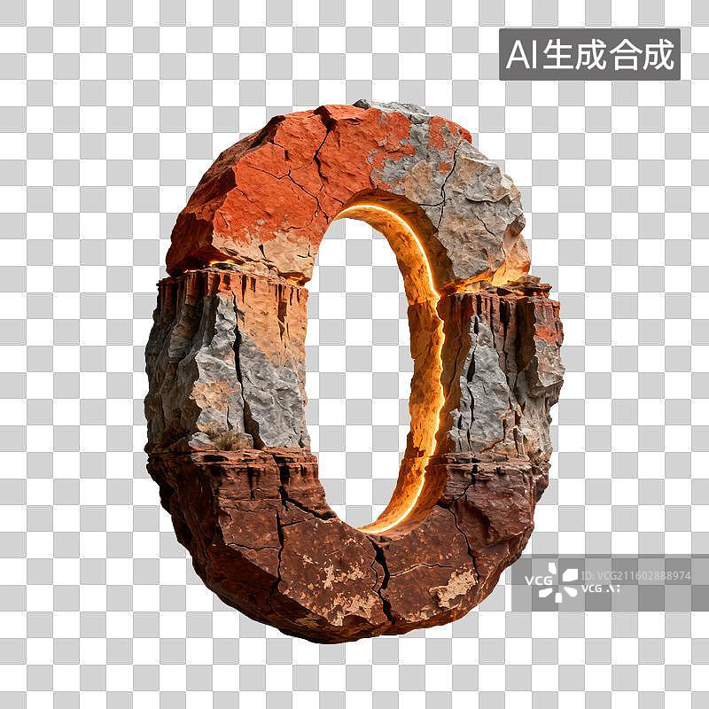 【AI数字艺术】3D岩石肌理立体数字元素图片素材