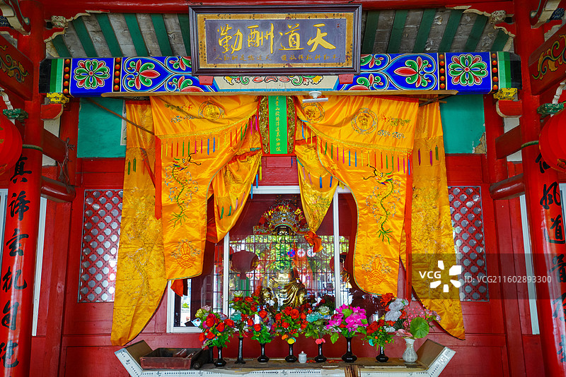 福建省三明市三元区，河西路，列西梅列门图片素材