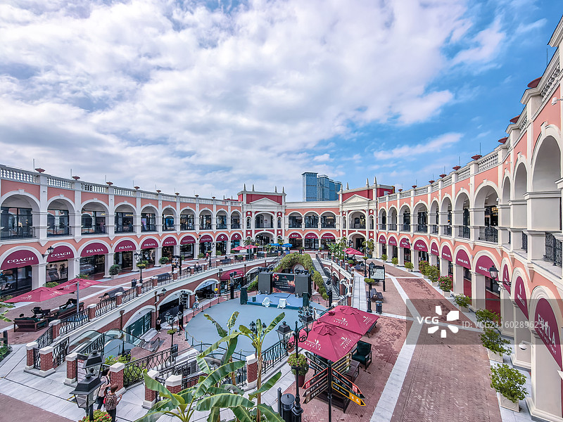佛山市佛罗伦萨小镇奥特莱斯商圈图片素材