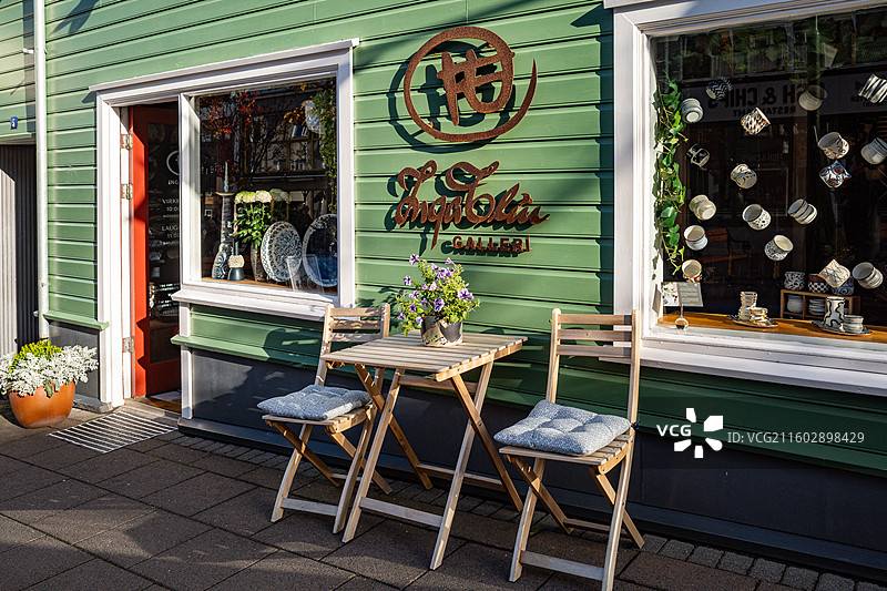 冰岛雷克雅未克街头拍摄图片素材