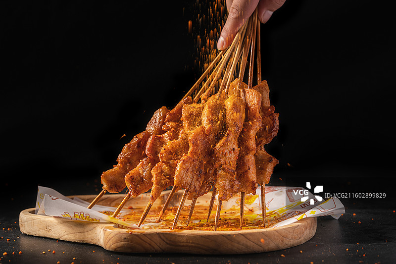烧烤肉串图片素材