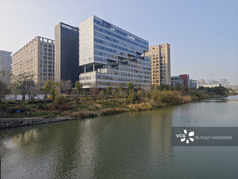 威星智能大厦现代办公建筑图片素材