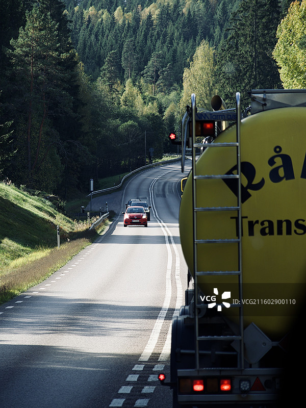 挪威森林公路图片素材