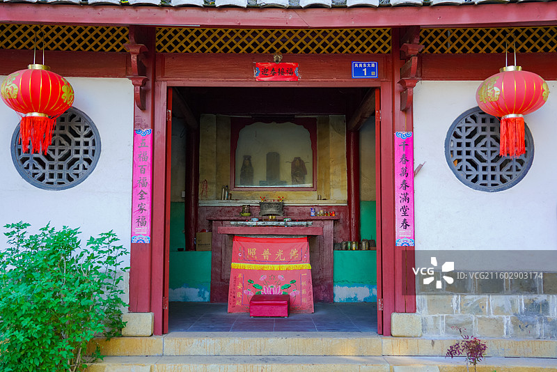 福建省三明市沙县区，东门古街图片素材