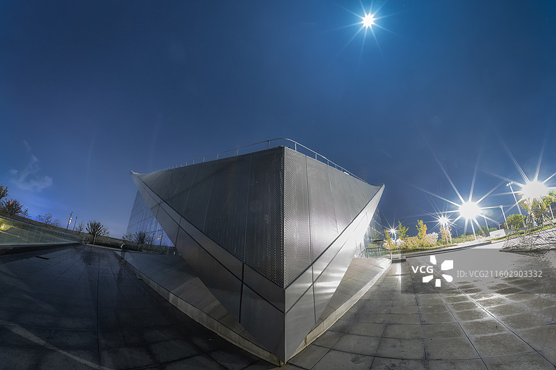 现代城市建筑夜景图片素材