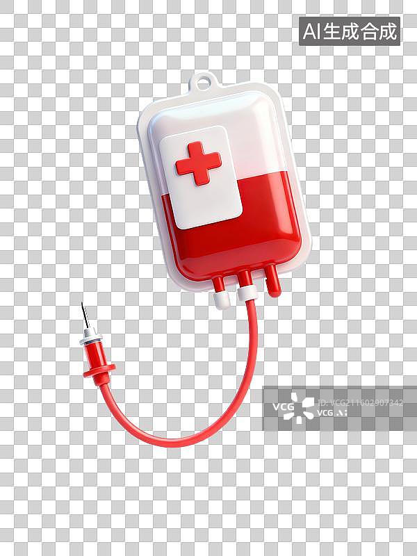 【AI数字艺术】输血血液急求插画图片素材