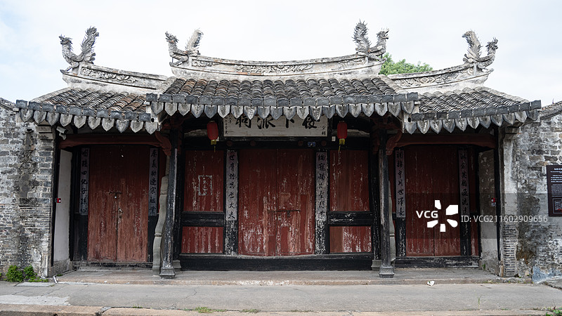 永昌堡的楼下派祠图片素材