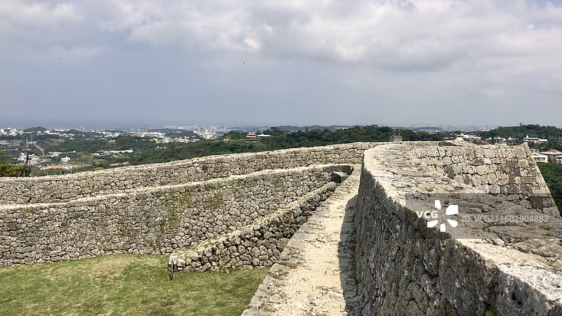 日本冲绳海岛风光 首里城图片素材
