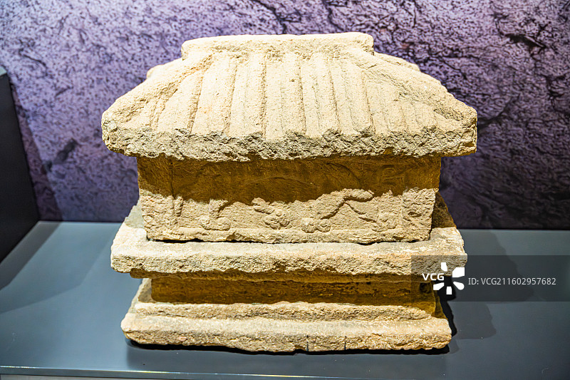 蔚县博物馆 石棺图片素材