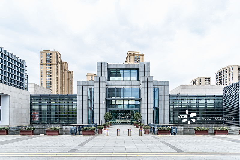 宁波帮博物馆建筑外部图片素材