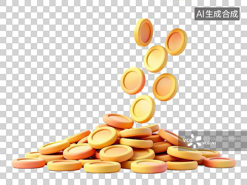 【AI数字艺术】一堆色彩鲜艳的圆形物体图片素材