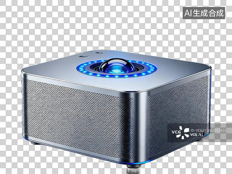 【AI数字艺术】新科技主题 VR设备 AR设备 便携式投影仪设备图片素材