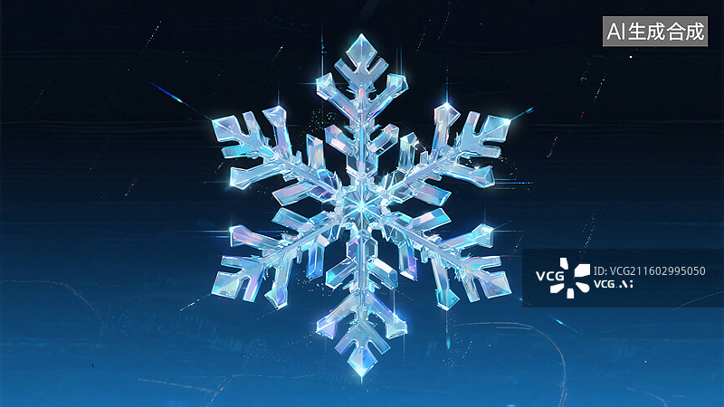 【AI数字艺术】冰晶秘语图片素材