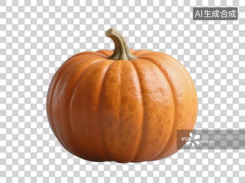 【AI数字艺术】3D渲染免抠图形元素南瓜图片素材