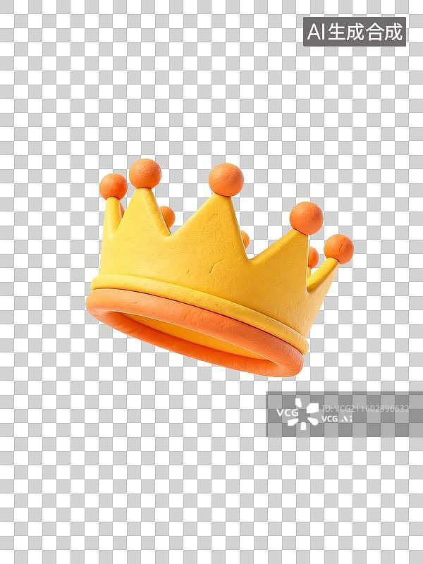 【AI数字艺术】色彩鲜艳的小皇冠图片素材