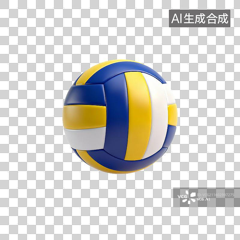 【AI数字艺术】彩色排球图片素材