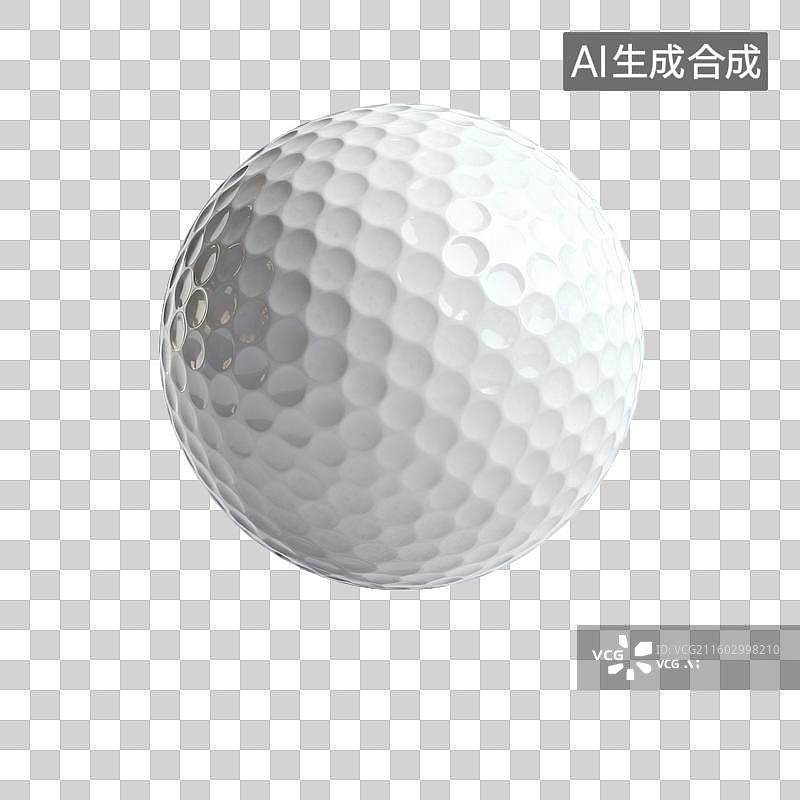 【AI数字艺术】悬浮的白色高尔夫球图片素材