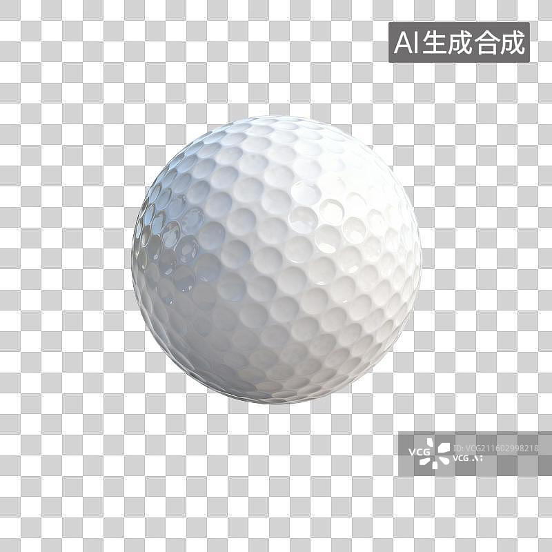 【AI数字艺术】悬浮的白色高尔夫球图片素材