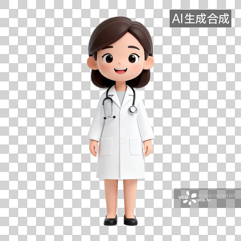 【AI数字艺术】女医生免抠元素图片素材