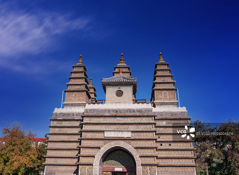 呼和浩特五塔寺图片素材