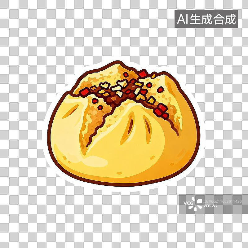 【AI数字艺术】美味的面包图片素材