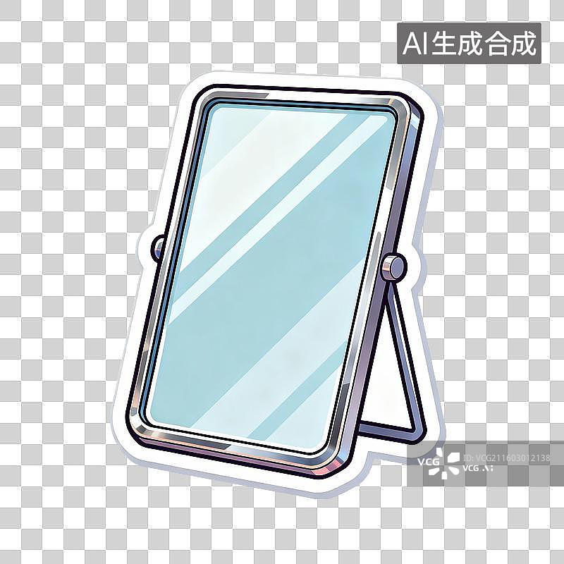 【AI数字艺术】便携式化妆镜图片素材