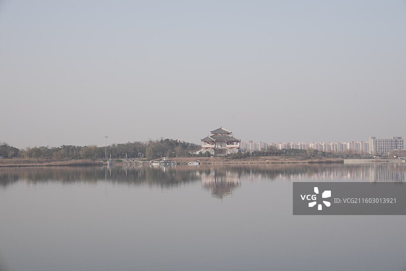 卤阳湖冬季图片素材