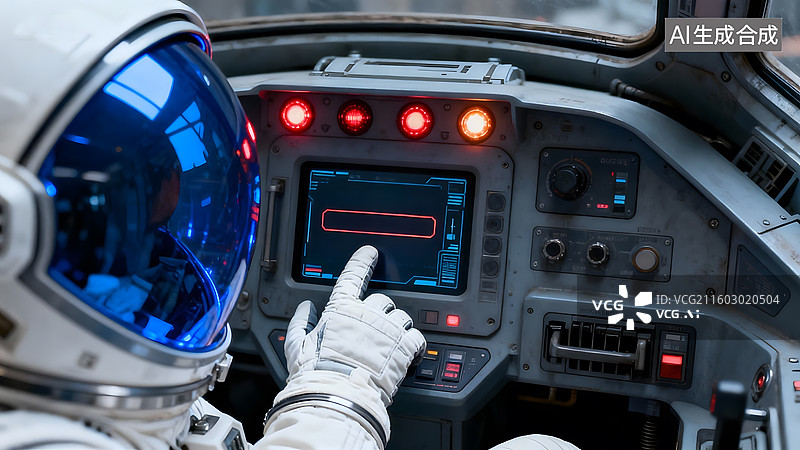 【AI数字艺术】科技科幻 宇宙载人飞船相关画面图片素材