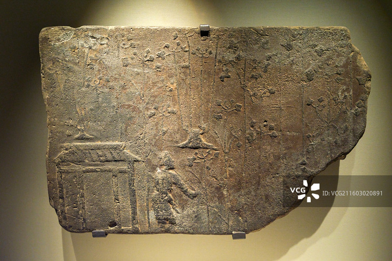 桐园画像砖 东汉 1954年四川彭县出土 中国国家博物馆“古代中国基本陈列”图片素材