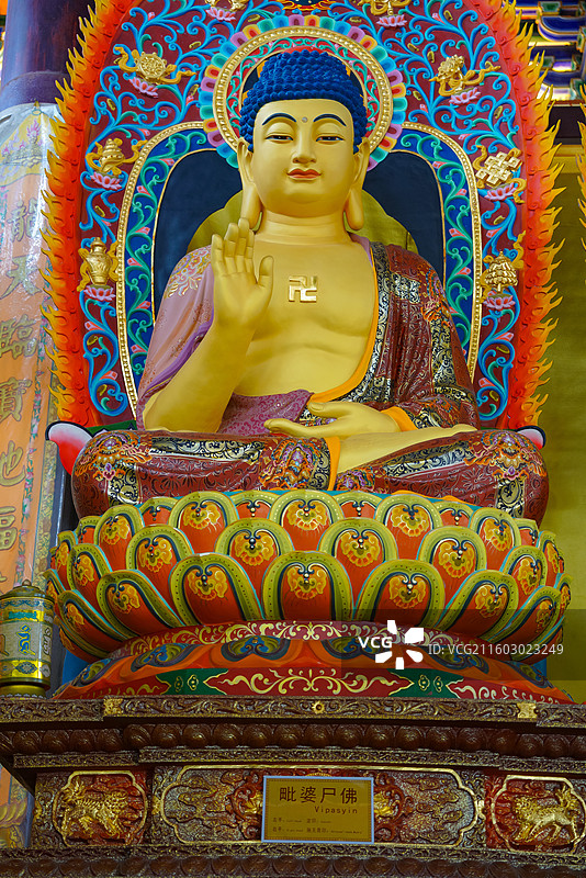 广东省梅州市梅江区，千佛塔寺庙图片素材